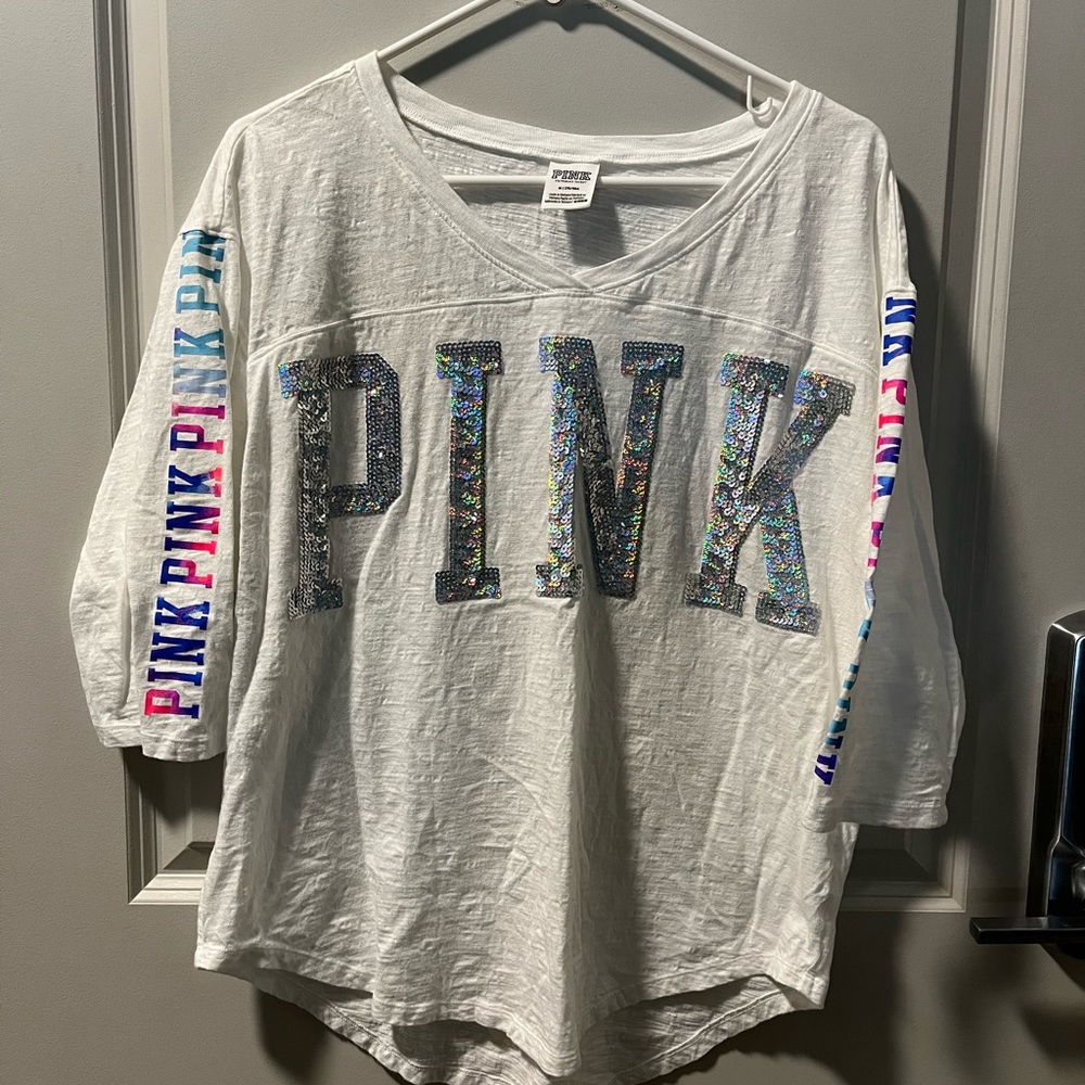 PINK bling tee